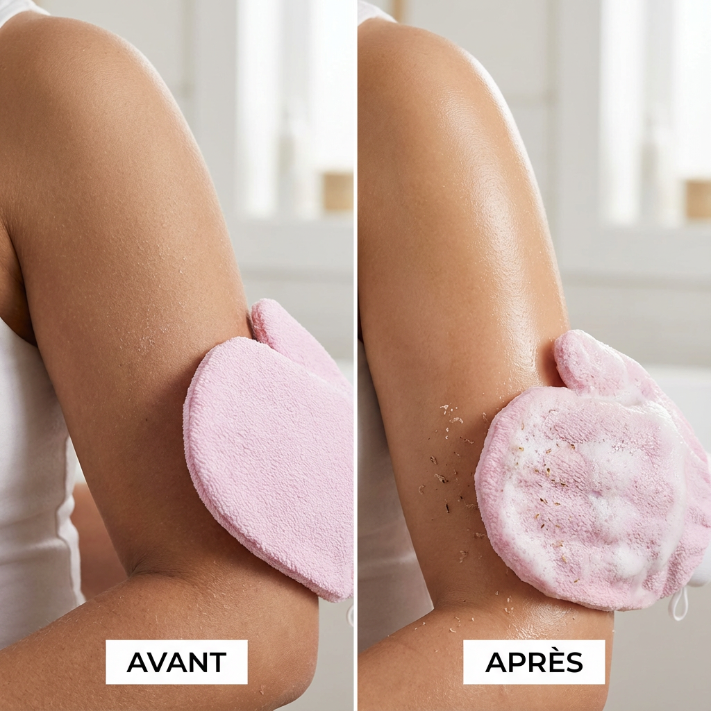 Gant Exfoliant Poils Incarnés